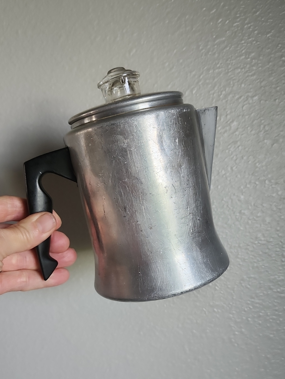 VINTAGE MIRRO 5 CUP COFFEE PERCOLATOR